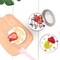 Metal Tin Cans - 2 Ounce Round Empty Containers with Clear Top for Cosmetics Crafts Food Storage Party Favors (30)